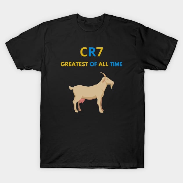 ronaldo goat T-Shirt by Diogomorgadoo